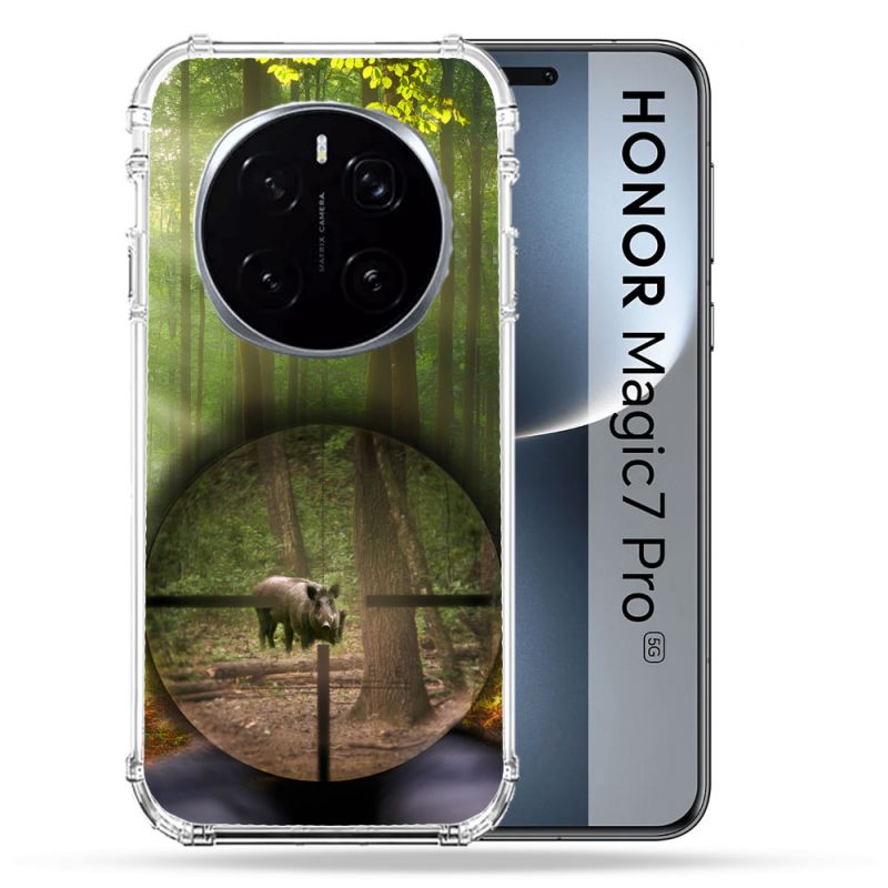 Coque Renforcée Pour Honor Magic 7 Pro Chasse Sanglier Viseur