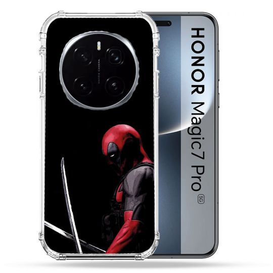 Coque Renforcée Pour Honor Magic 7 Pro Deadpool Epee