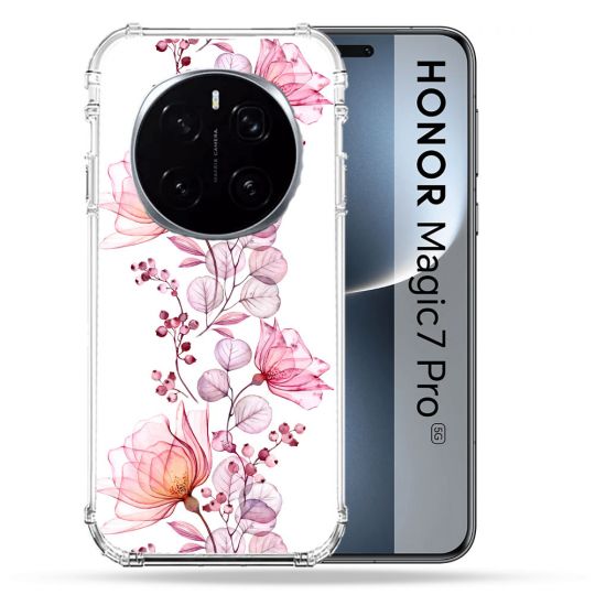 Coque Renforcée Pour Honor Magic 7 Pro Fleur Eclosion