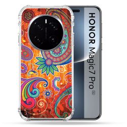 Coque Renforcée Pour Honor Magic 7 Pro Fleur Psychedelic