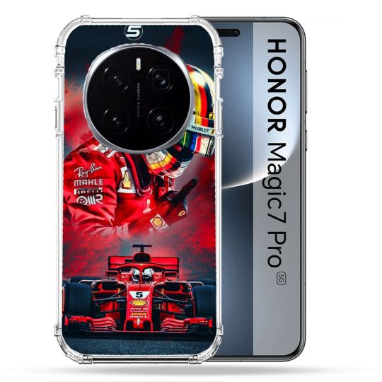 Coque Renforcée Pour Honor Magic 7 Pro Formule 1 F1 Ferrari