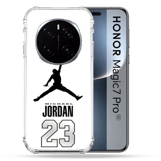 Coque Renforcée Pour Honor Magic 7 Pro Jordan 23 Blanc