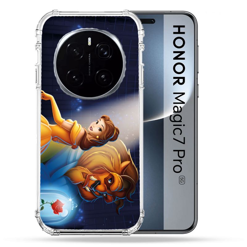 Coque Renforcée Pour Honor Magic 7 Pro La Belle et La Bête