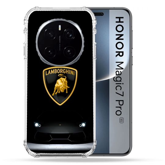 Coque Renforcée Pour Honor Magic 7 Pro Lamborghini Noir