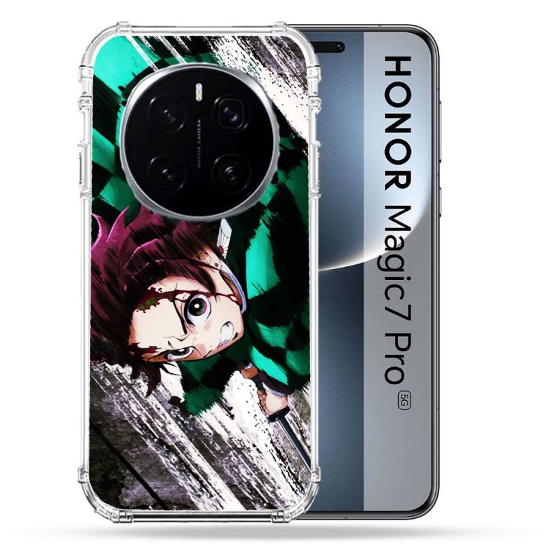 Coque Renforcée Pour Honor Magic 7 Pro Manga Demon Slayer Tanjiro