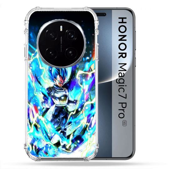 Coque Renforcée Pour Honor Magic 7 Pro Manga Dragon Ball Vegeta Bleu