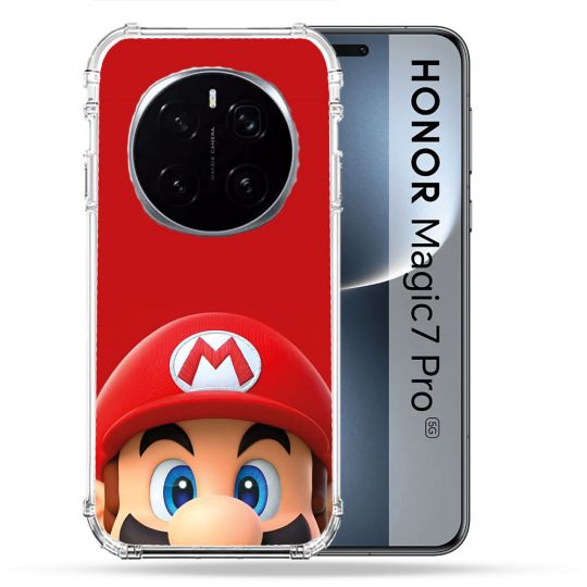 Coque Renforcée Pour Honor Magic 7 Pro Mario Rouge
