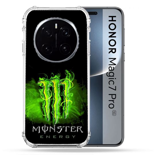 Coque Renforcée Pour Honor Magic 7 Pro Monster Energy Vert