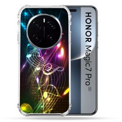 Coque Renforcée Pour Honor Magic 7 Pro Musique Partition Multicolore