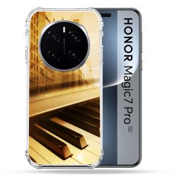 Coque Renforcée Pour Honor Magic 7 Pro Musique Piano Retro