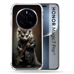 Coque Renforcée Pour Honor Magic 7 Pro Musique Rock Herisson