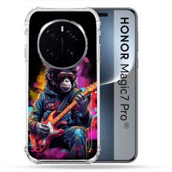 Coque Renforcée Pour Honor Magic 7 Pro Musique Rock Singe
