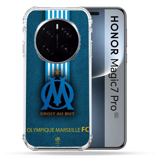 Coque Renforcée Pour Honor Magic 7 Pro Olympique Marseille OM Bande