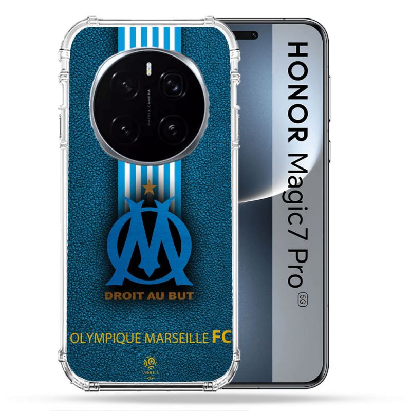 Coque Renforcée Pour Honor Magic 7 Pro Olympique Marseille OM Bande