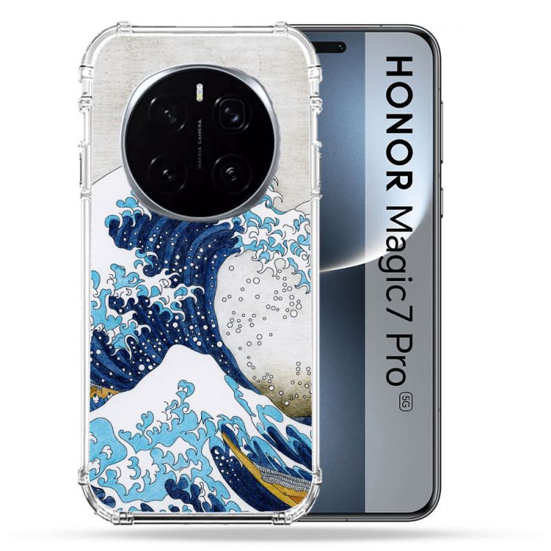 Coque Renforcée Pour Honor Magic 7 Pro Peinture La Grande Vague