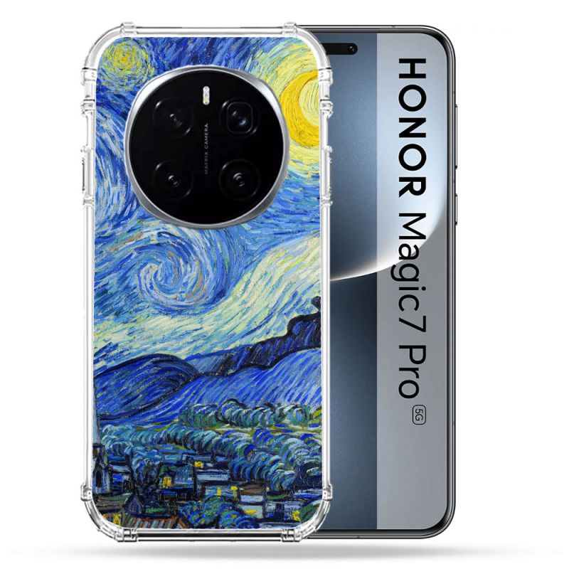 Coque Renforcée Pour Honor Magic 7 Pro Peinture La nuit étoilée