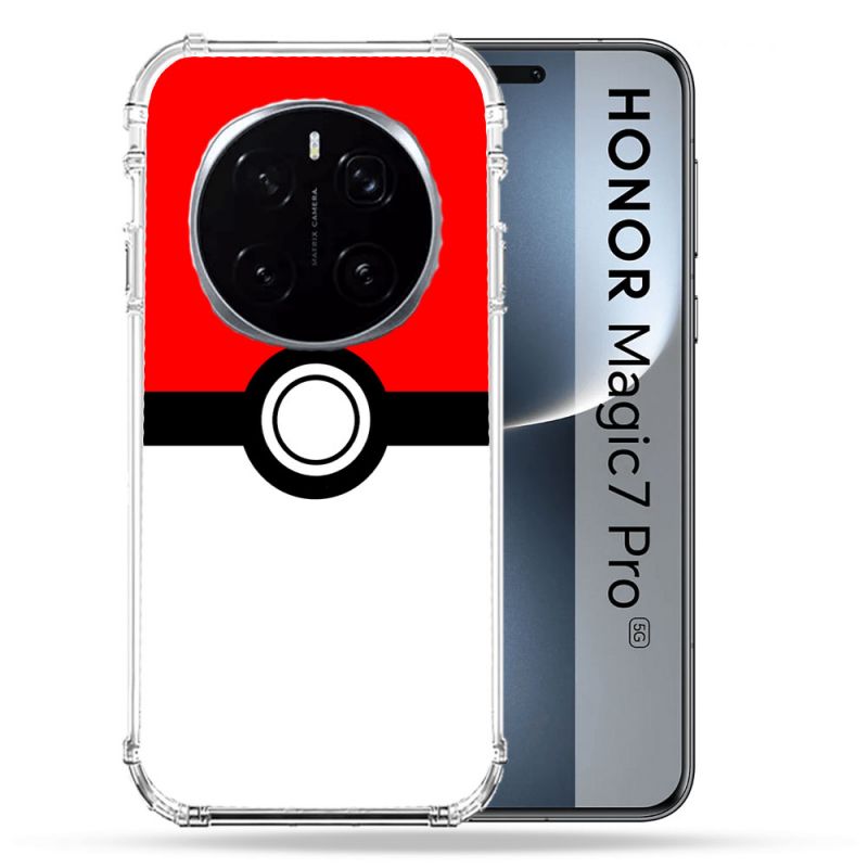 Coque Renforcée Pour Honor Magic 7 Pro Pokemon Pokeball