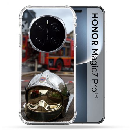 Coque Renforcée Pour Honor Magic 7 Pro Pompier Casque Camion