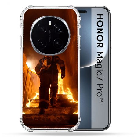 Coque Renforcée Pour Honor Magic 7 Pro Pompier Escalier