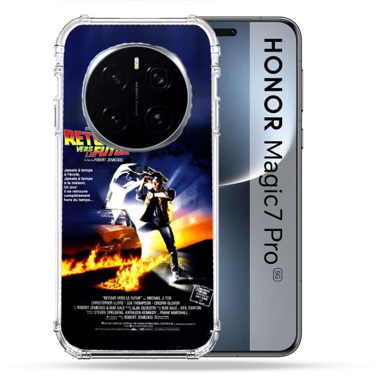 Coque Renforcée Pour Honor Magic 7 Pro Retour Vers Le Futur Affiche