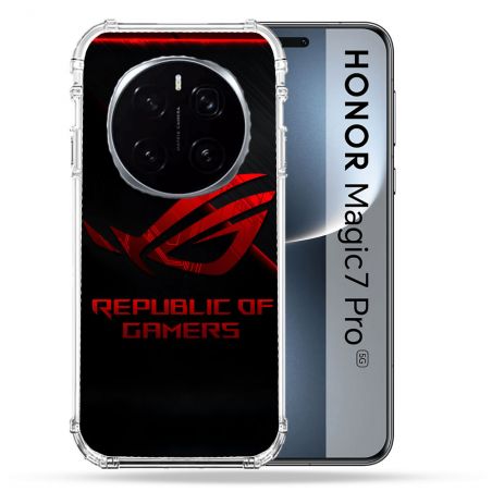 Coque Renforcée Pour Honor Magic 7 Pro ROG Rouge