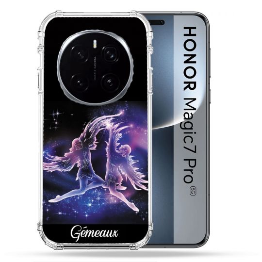 Coque Renforcée Pour Honor Magic 7 Pro Signe Zodiaque 2 Gémeaux