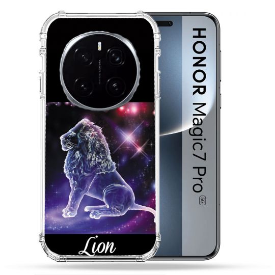 Coque Renforcée Pour Honor Magic 7 Pro Signe Zodiaque 2 Lion