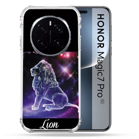 Coque Renforcée Pour Honor Magic 7 Pro Signe Zodiaque 2 Lion