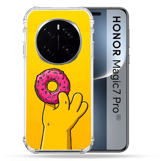 Coque Renforcée Pour Honor Magic 7 Pro Simpson Donuts