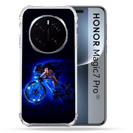 Coque Renforcée Pour Honor Magic 7 Pro Sport Cyclisme Bleu