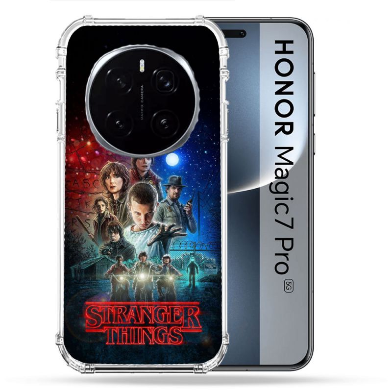 Coque Renforcée Pour Honor Magic 7 Pro Stranger Things Affiche 1