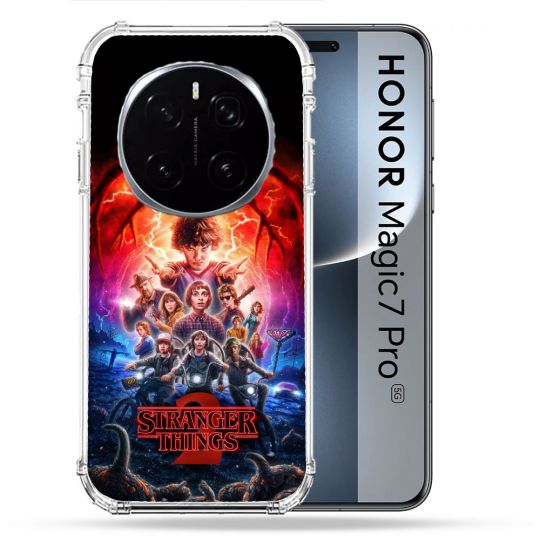 Coque Renforcée Pour Honor Magic 7 Pro Stranger Things Affiche 2