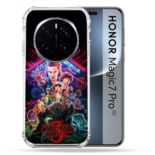 Coque Renforcée Pour Honor Magic 7 Pro Stranger Things Affiche 3