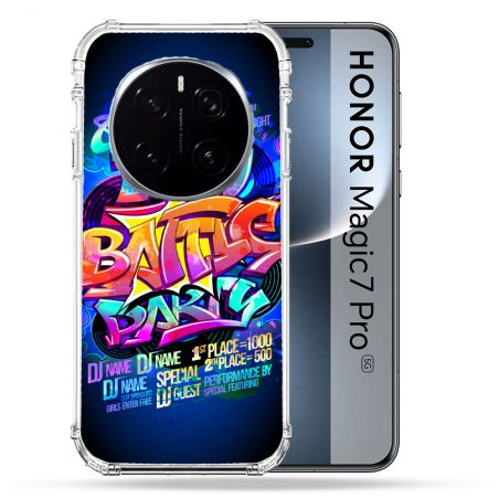 Coque Renforcée Pour Honor Magic 7 Pro Street Art Rap
