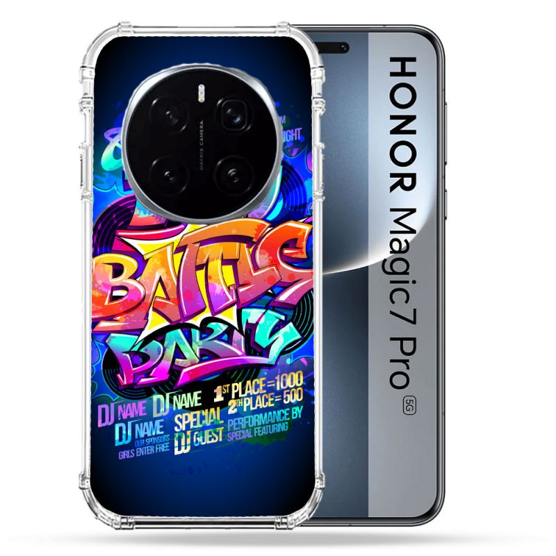 Coque Renforcée Pour Honor Magic 7 Pro Street Art Rap