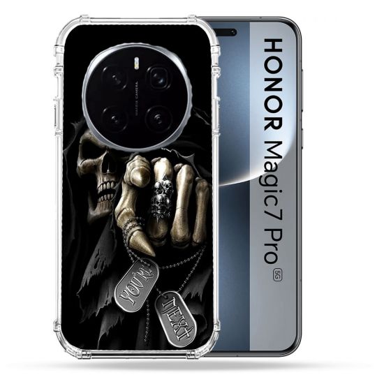 Coque Renforcée Pour Honor Magic 7 Pro Tete de Mort Your Next
