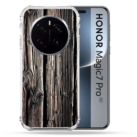 Coque Renforcée Pour Honor Magic 7 Pro Texture Bois