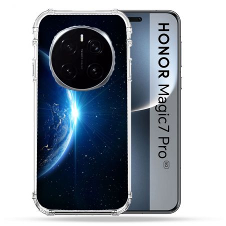 Coque Renforcée Pour Honor Magic 7 Pro Univers Planete Terre