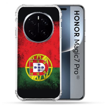 Coque Renforcée Pour Honor Magic 7 Pro Voyage Portugal Drapeau