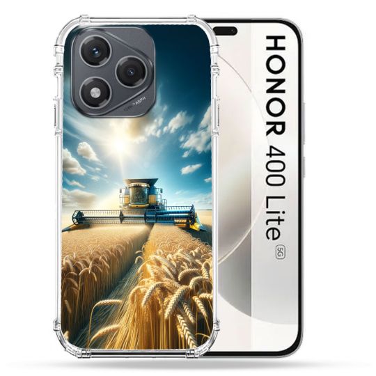 Coque Renforcée Pour Honor 400 Lite 5G Agriculture Moissonneuse Blé