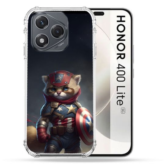 Coque Renforcée Pour Honor 400 Lite 5G Animal Chat America