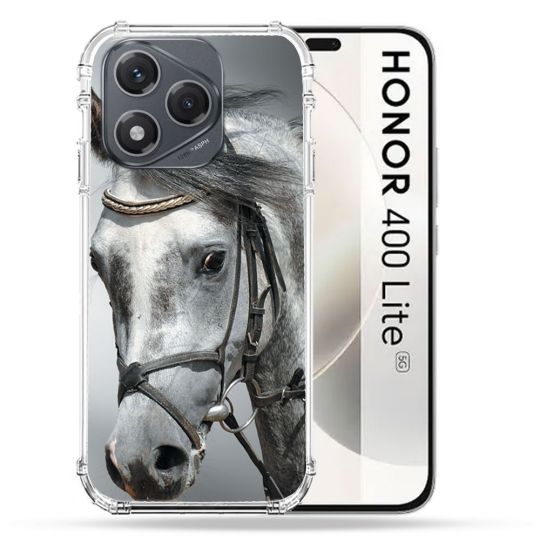 Coque Renforcée Pour Honor 400 Lite 5G Animal Cheval Blanc