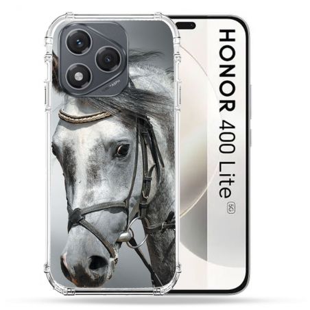 Coque Renforcée Pour Honor 400 Lite 5G Animal Cheval Blanc