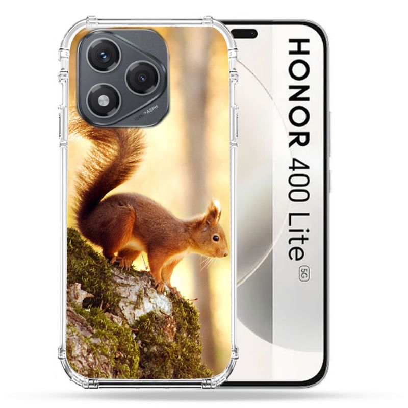 Coque Renforcée Pour Honor 400 Lite 5G Animal Ecureuil Bois