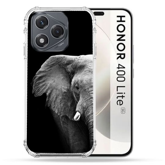 Coque Renforcée Pour Honor 400 Lite 5G Animal Elephant Noir