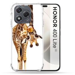 Coque Renforcée Pour Honor 400 Lite 5G Animal Girafe Blanche