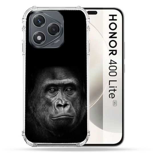 Coque Renforcée Pour Honor 400 Lite 5G Animal Gorille Noir