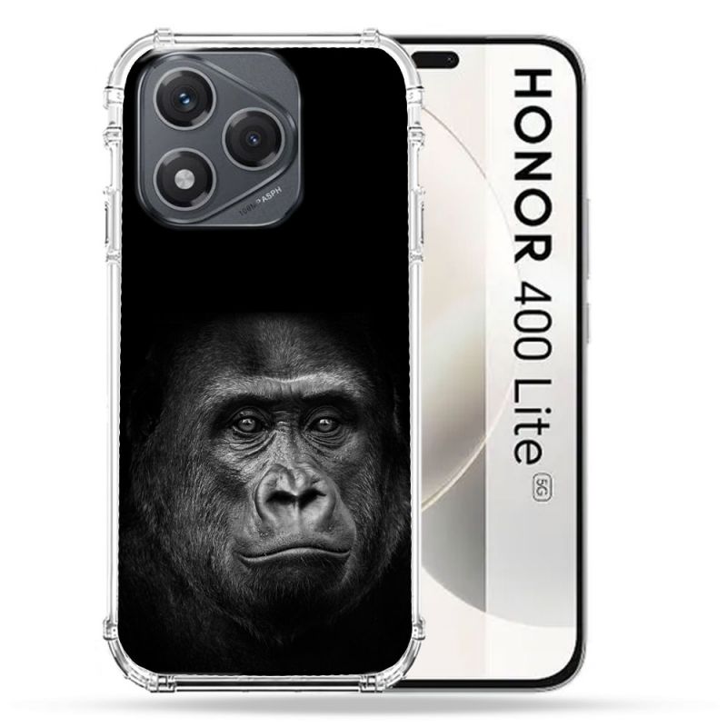 Coque Renforcée Pour Honor 400 Lite 5G Animal Gorille Noir