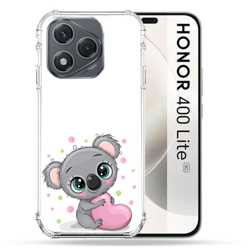 Coque Renforcée Pour Honor 400 Lite 5G Animal Koala Cœur