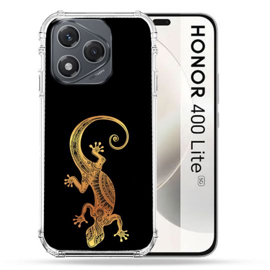 Coque Renforcée Pour Honor 400 Lite 5G Animal Lezard Noir